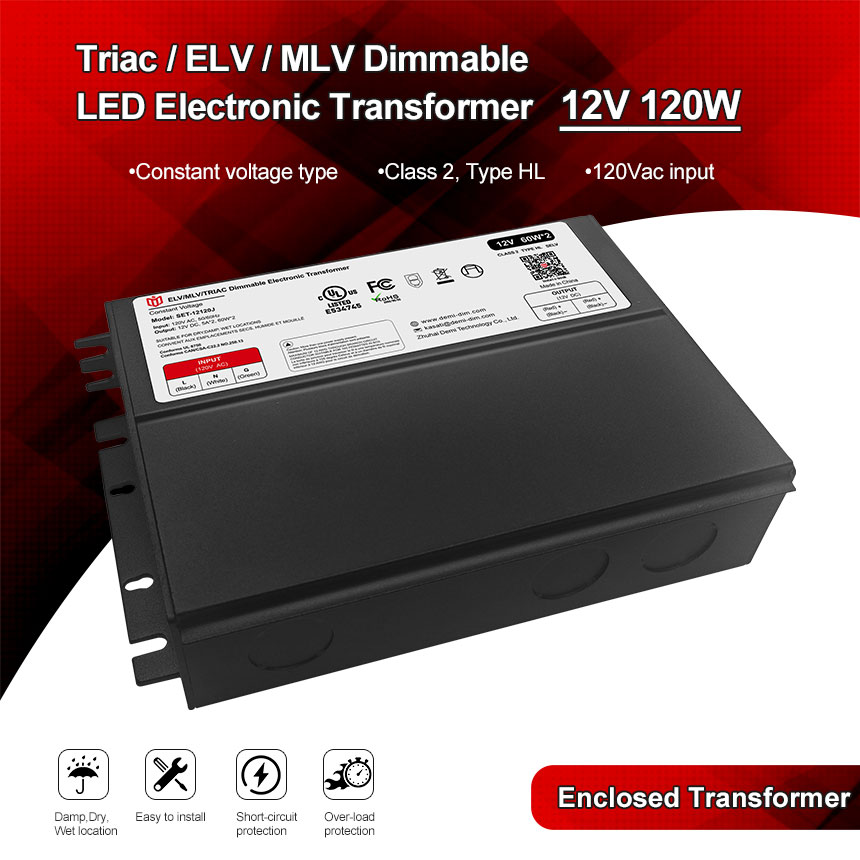 transformateur mené dimmable de triac