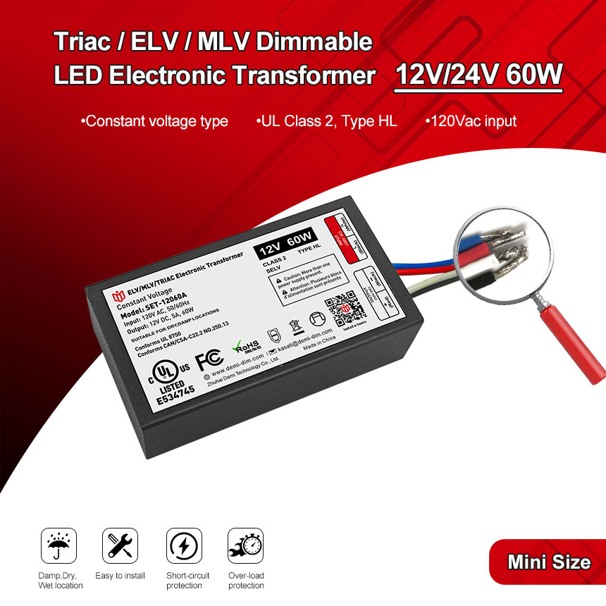 Transformateur d'éclairage LED 24 V