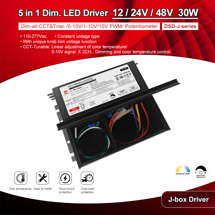 Pilote LED dimmable triac 30w