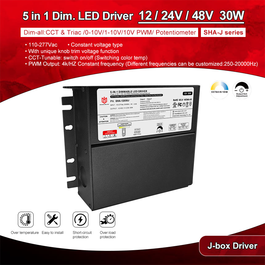 pilote LED 12v 30w